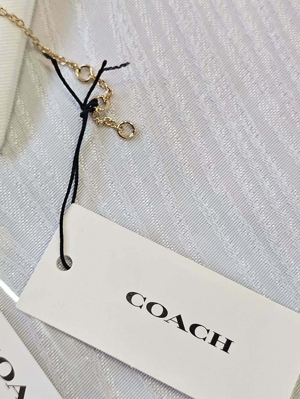 COACH Gold Heart Charm Bracelet - Picture 11 of 14
